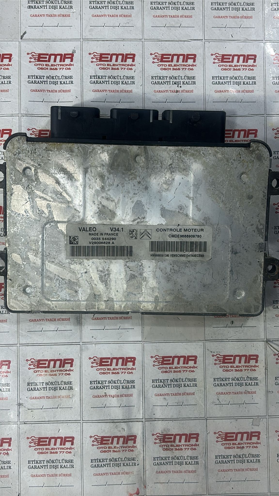 PEUGEOT-CİTROEN C3 207 1.4 MOTOR BEYNİ 9666909780